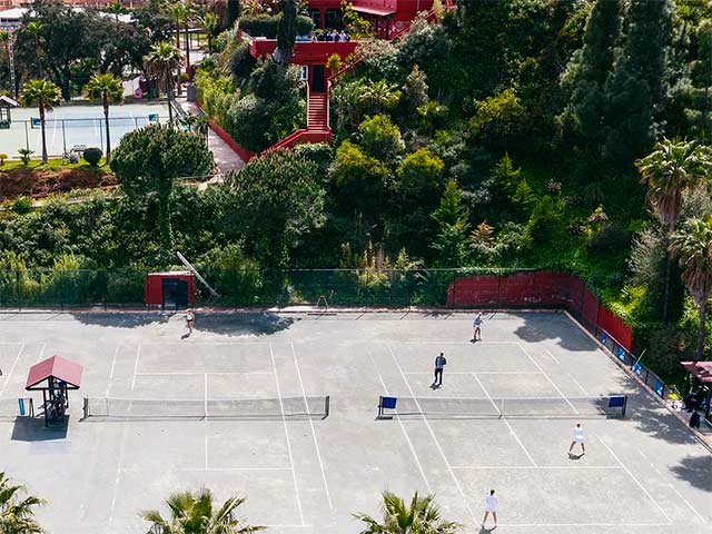 Tennis training in Marbella